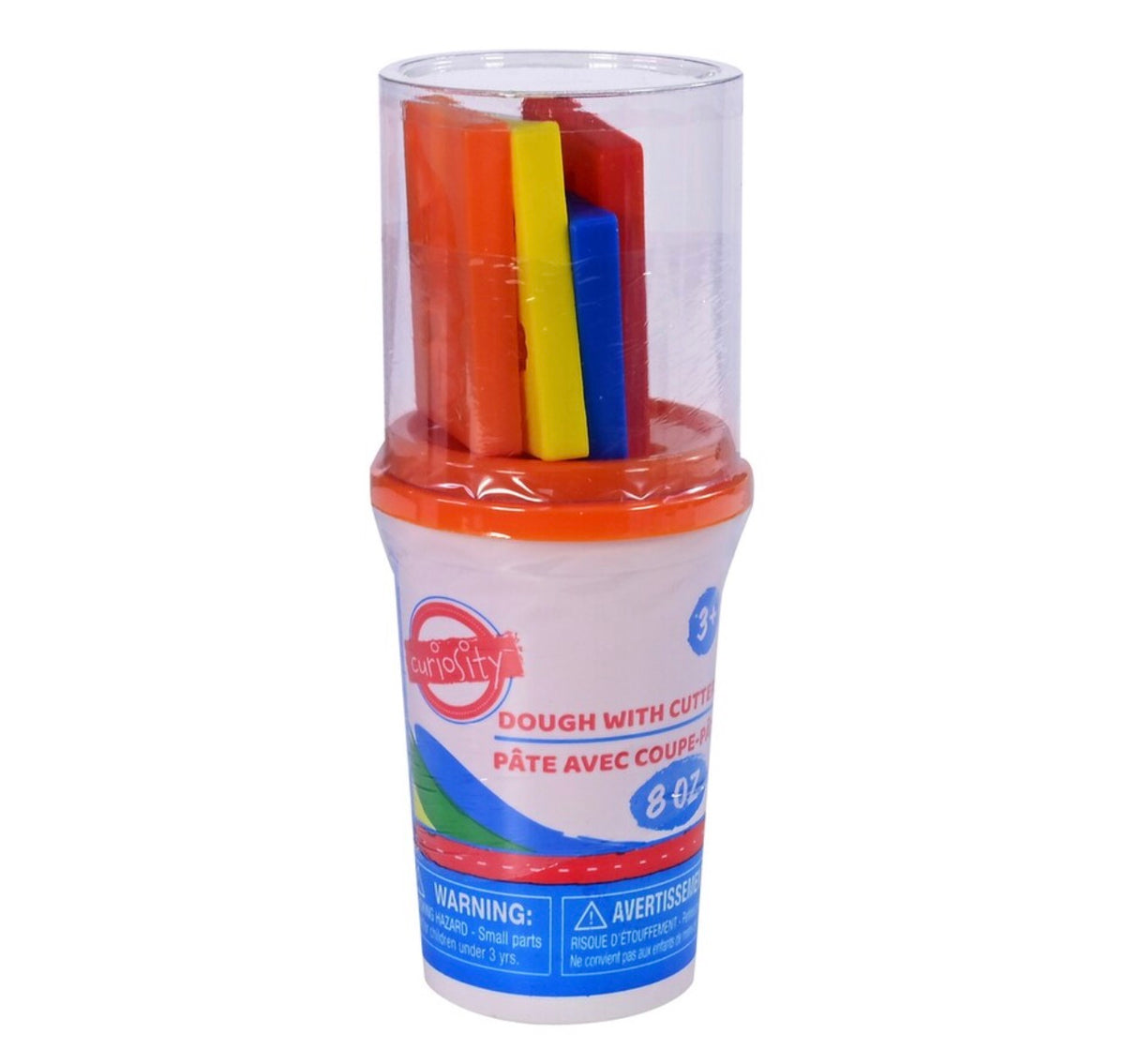 Curiosity Kids Activity Modeling Dough with Cutters 8oz Tub Nontoxic Age 3+