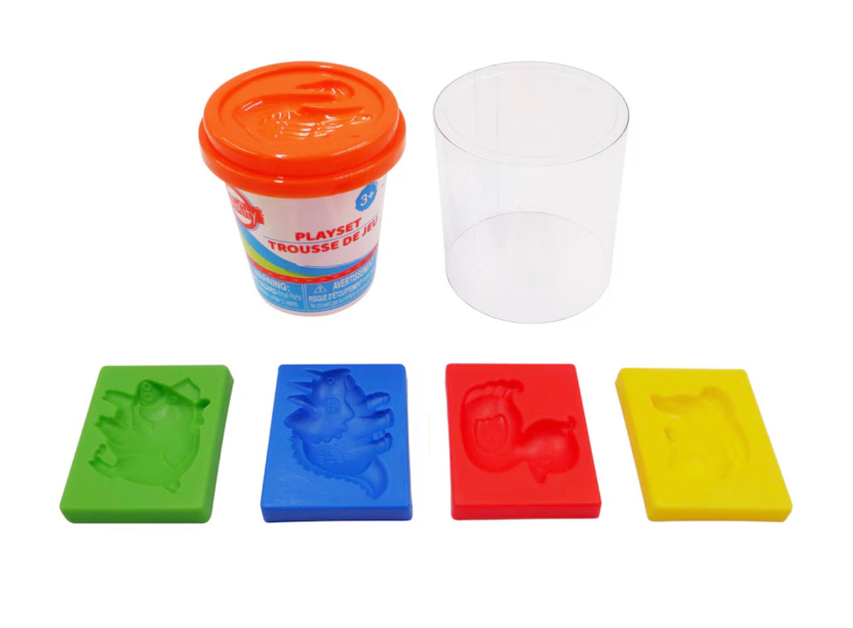 Curiosity Kids Activity Modeling Dough with Cutters 8oz Tub Nontoxic Age 3+
