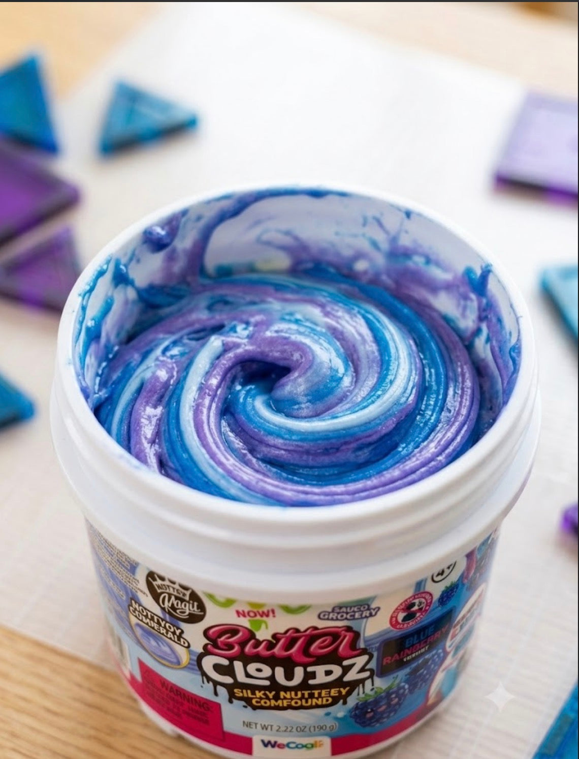 Compound Kings Butter Cloudz Scented Butter Slime | 3.52 oz Ultra-Stretchy Sensory Toy for Kids