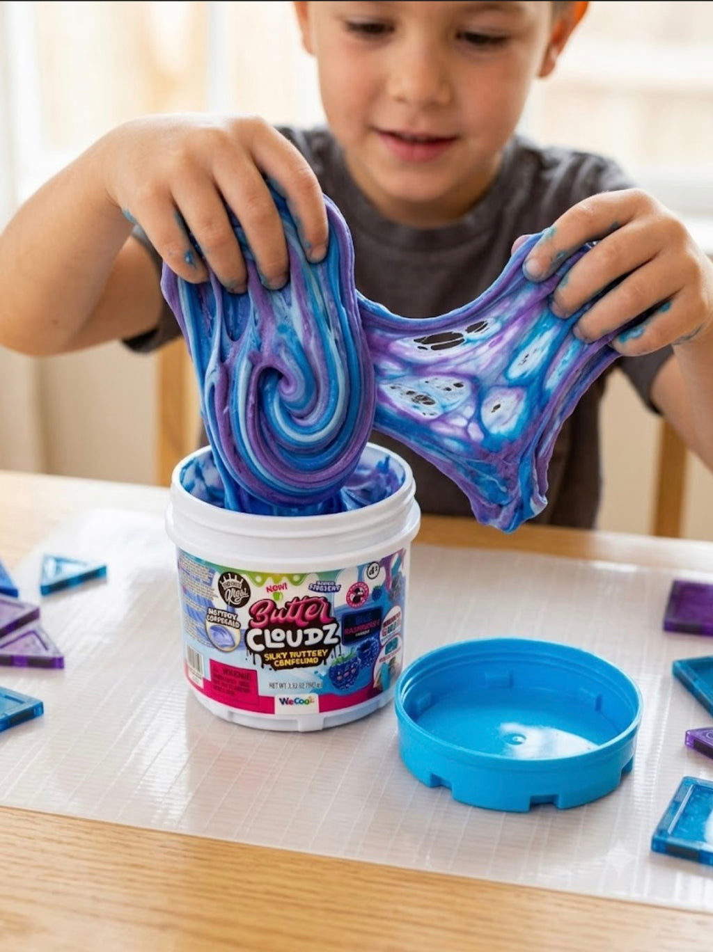Compound Kings Butter Cloudz Scented Butter Slime | 3.52 oz Ultra-Stretchy Sensory Toy for Kids